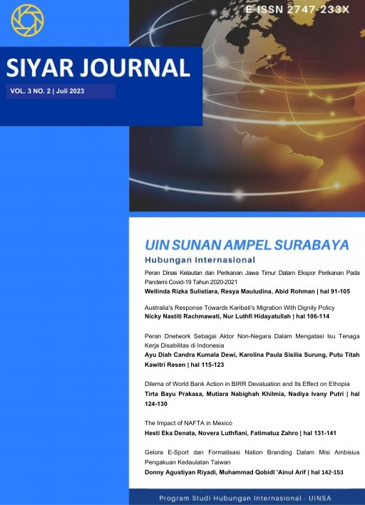 					View Vol. 3 No. 2 (2023): SIYAR Journal
				